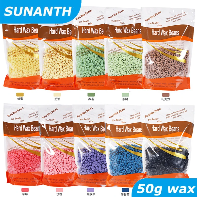 2026 Depilatory Wax Beans Hard Wax for Heating Machine Painless Hot Film Bikini Line Face Legs Body Hair Removal Treatment