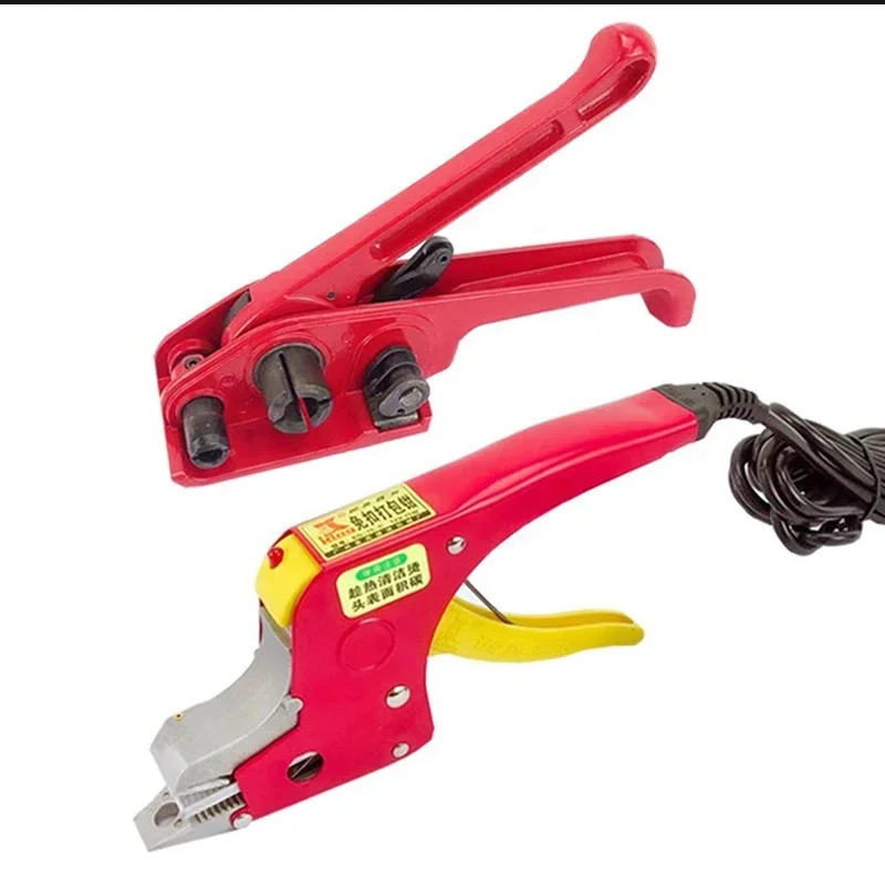 الكهربائية الساخنة تذوب كماشة مشبك آلة التعبئة والتغليف الحرة PP حزام من البلاستيك الموتر التعبئة والتغليف كماشة صندوق من الورق المقوى حزمة التجميع #1