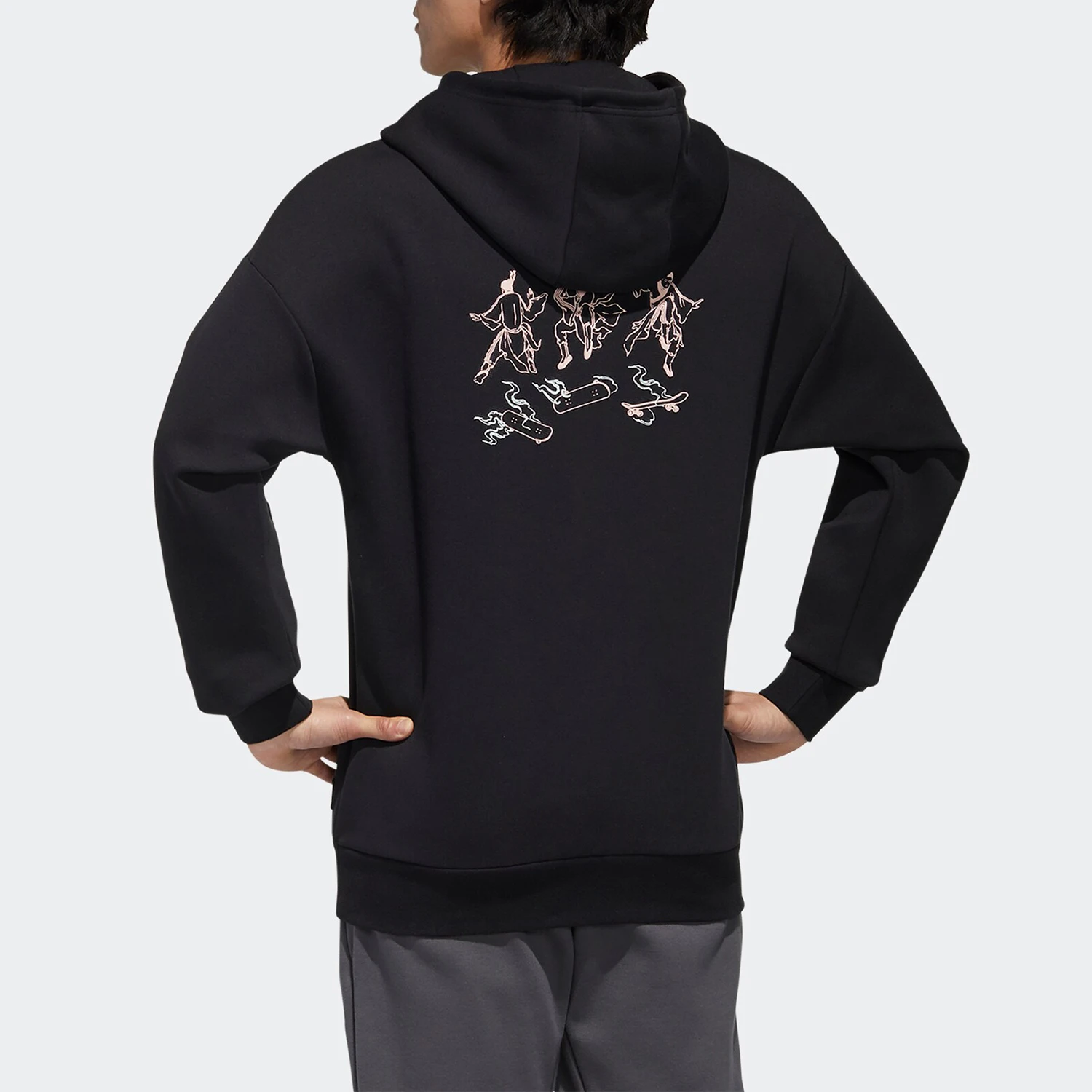 أديداس أصيلة أديداس UB GFX ILLU هوديي رياضي للرجال GM4448 #3