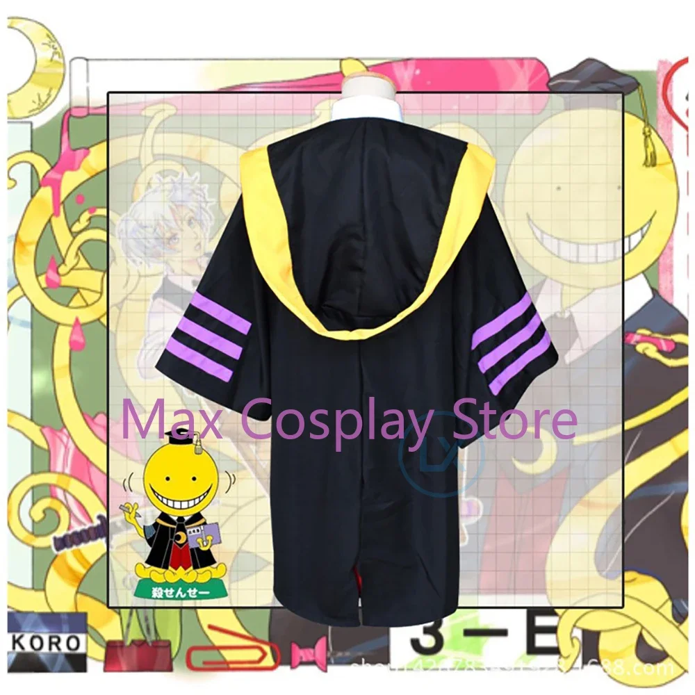 Max Cosplay Costumes Koro Sensei Costume Uniforms Halloween Party Anime Game Ansatsu Kyoushitsu Mask Gift Customized size view 3