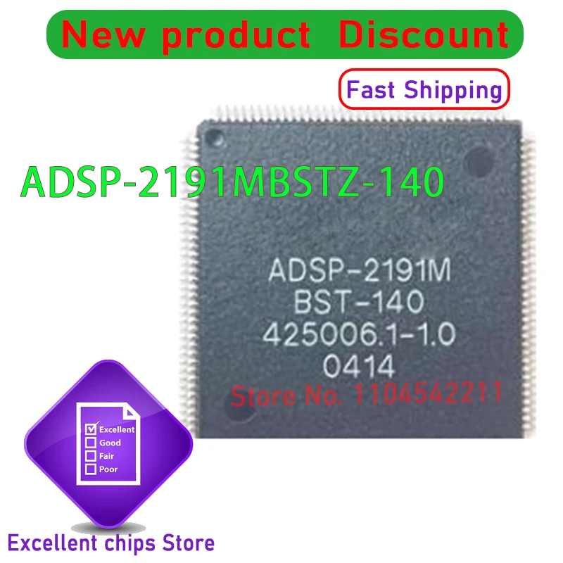 

5~10pcs/lot ADSP-2191MBSTZ-140 ADSP-2191M QFP NEW Original in stock.