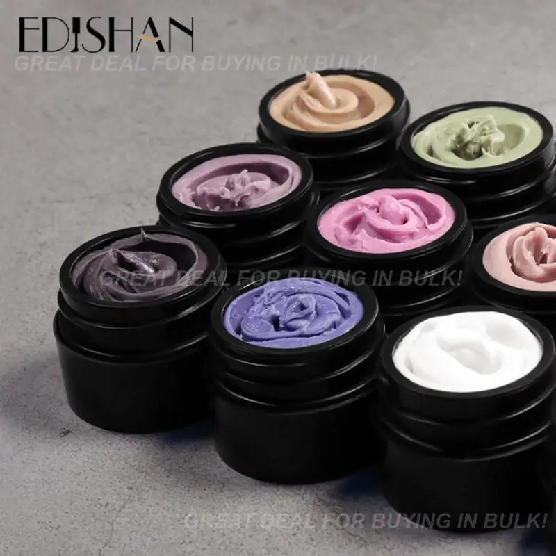 Klej ozdobne paznokcie do rzeźbienia paznokci 4d klej klej do paznokci kreatywny żel rzeźba plastelina guma Manicure żel do modelowania paznokci