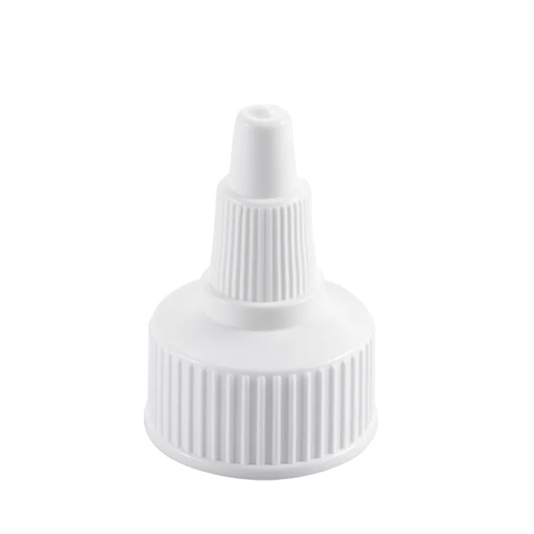 

100pcs/lot White Twist cap head a rotating protective cover bottle cap for jam screw plastic shampoo 24mm 18mm 20mm 28mm