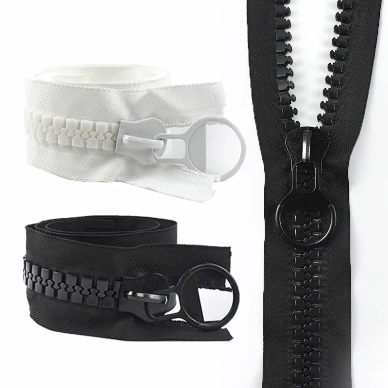 

20# 60-800cm Extra Large Resin Zipper Tape Jacket Coat Replacement Decor Zippers Garment Zips Repair Kit DIY Sewing Accessories