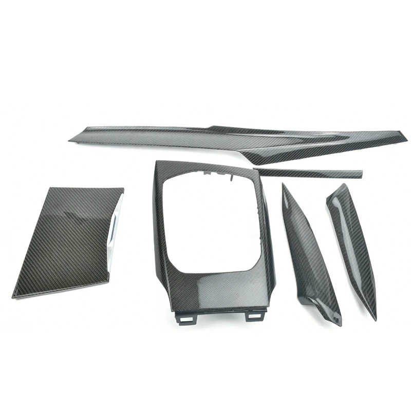 For BMW 3 4 Series I3 I4 Carbon Fiber Auto Parts Interior Decoration Carbon Fiber Five-piece Set