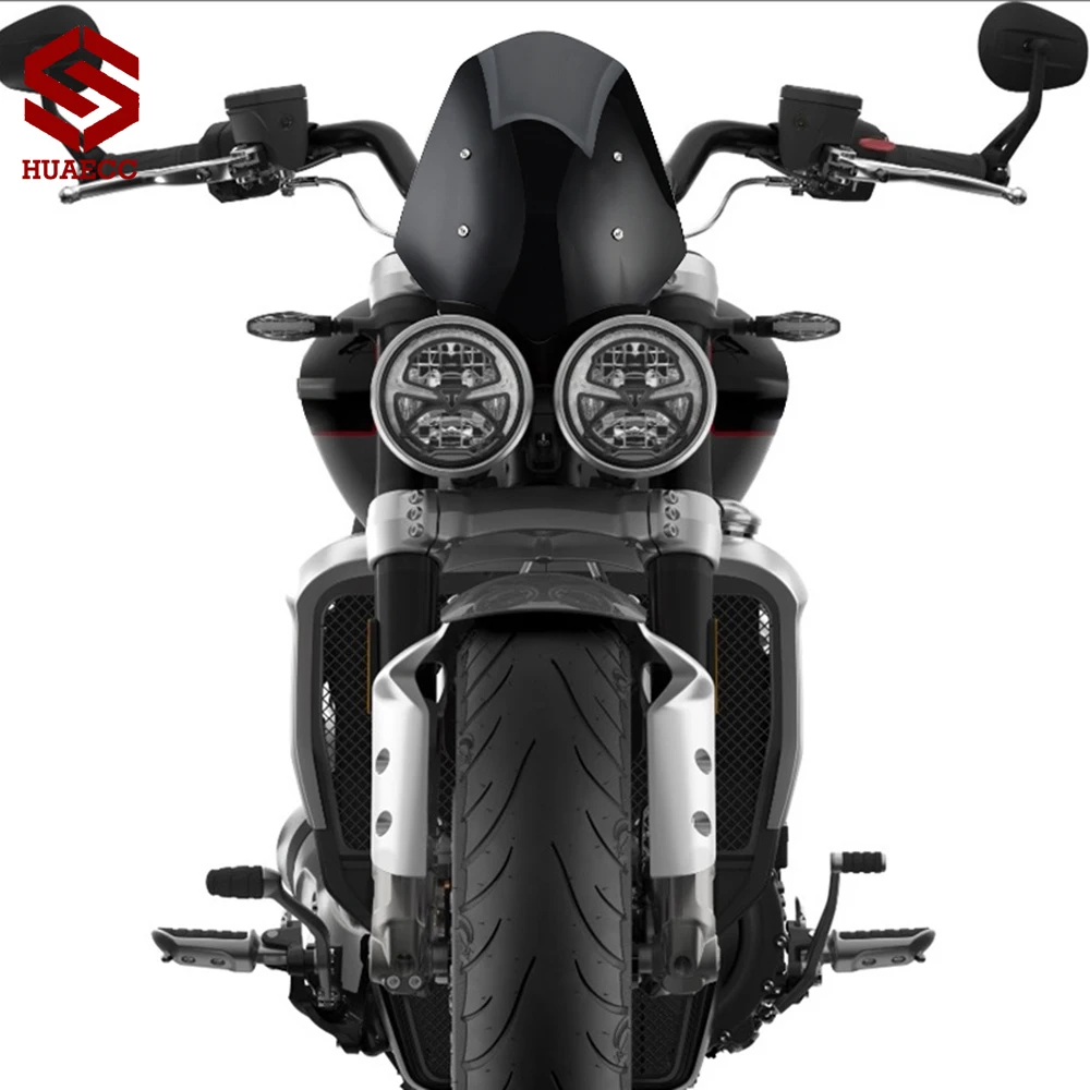 Motorcycle Windshield Street Bike Windscreen for Triumph ROCKET 3R 2020 2021 2022