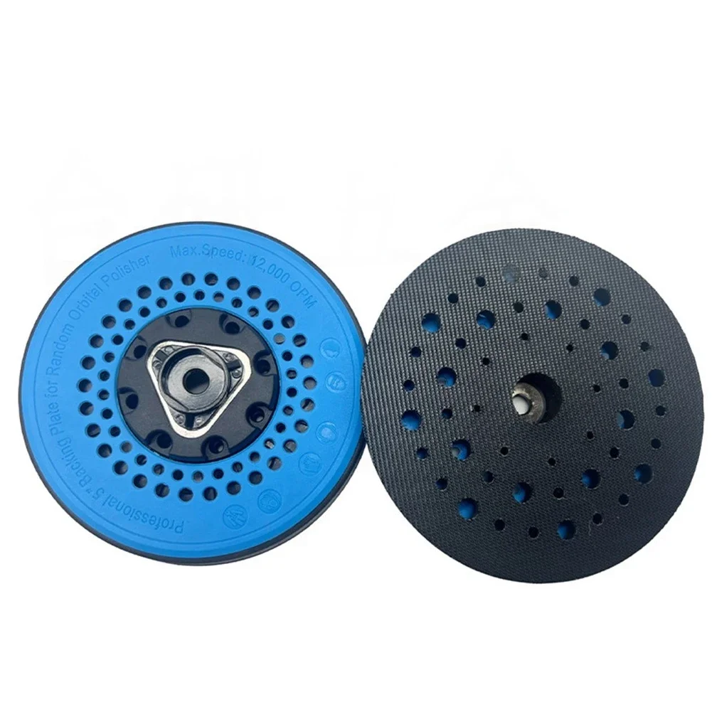 49 Holes Sanding Pad For Orbital Cooling Channels Hand Tool Set 125mm Size Efficient Performance Pressure Resistance