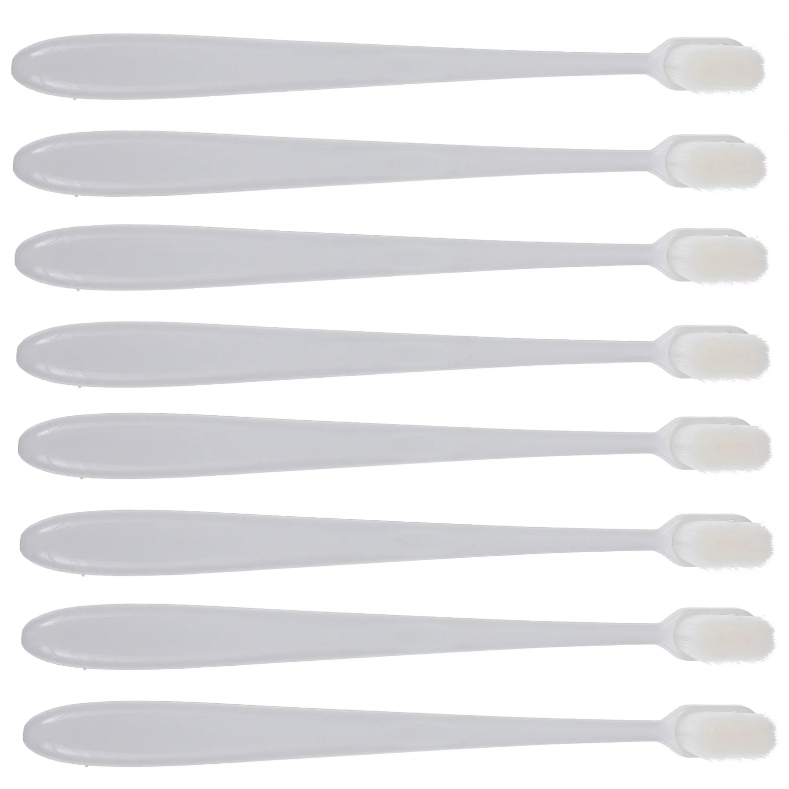 

8pcs Soft Toothbrush Thin Design For Teeth Cleaning Long Gums Care Toothbrush Handle Brush Daily Use Gums Care Tool
