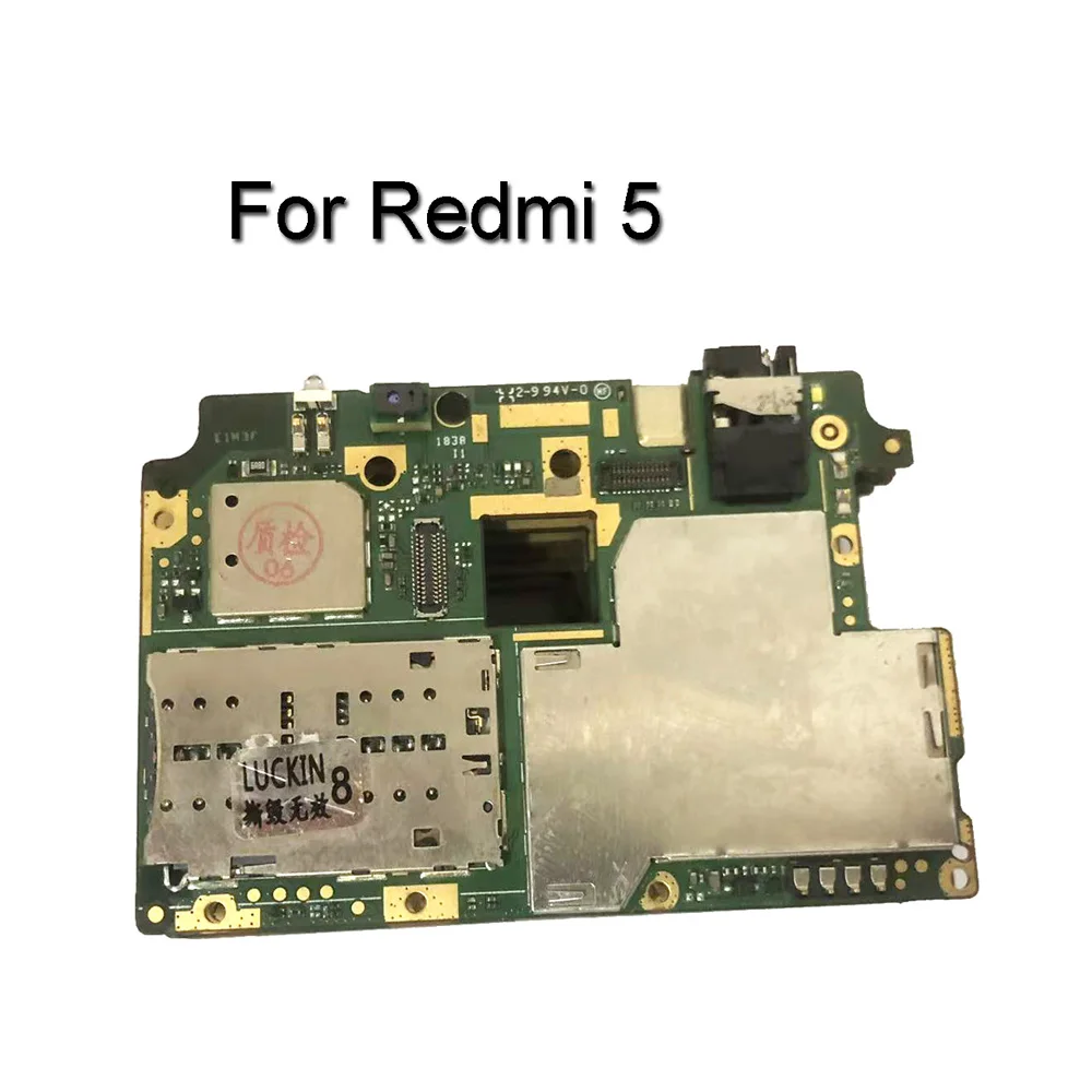 rom-16g-xiaomi-honmi-redmi-5-マザーボード交換用クリーンオリジナルメインボード、フルチップ-android-miui-システム付き