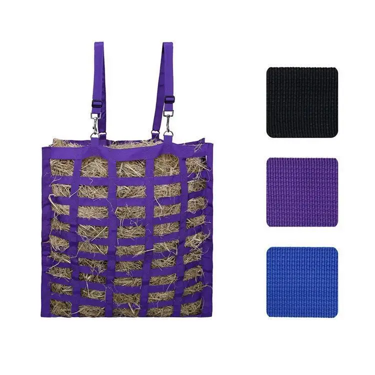 2025 حقيبة قش الحصان ذات أربعة جوانب قابلة للتعديل ذات سعة عالية مع خطاف معدني