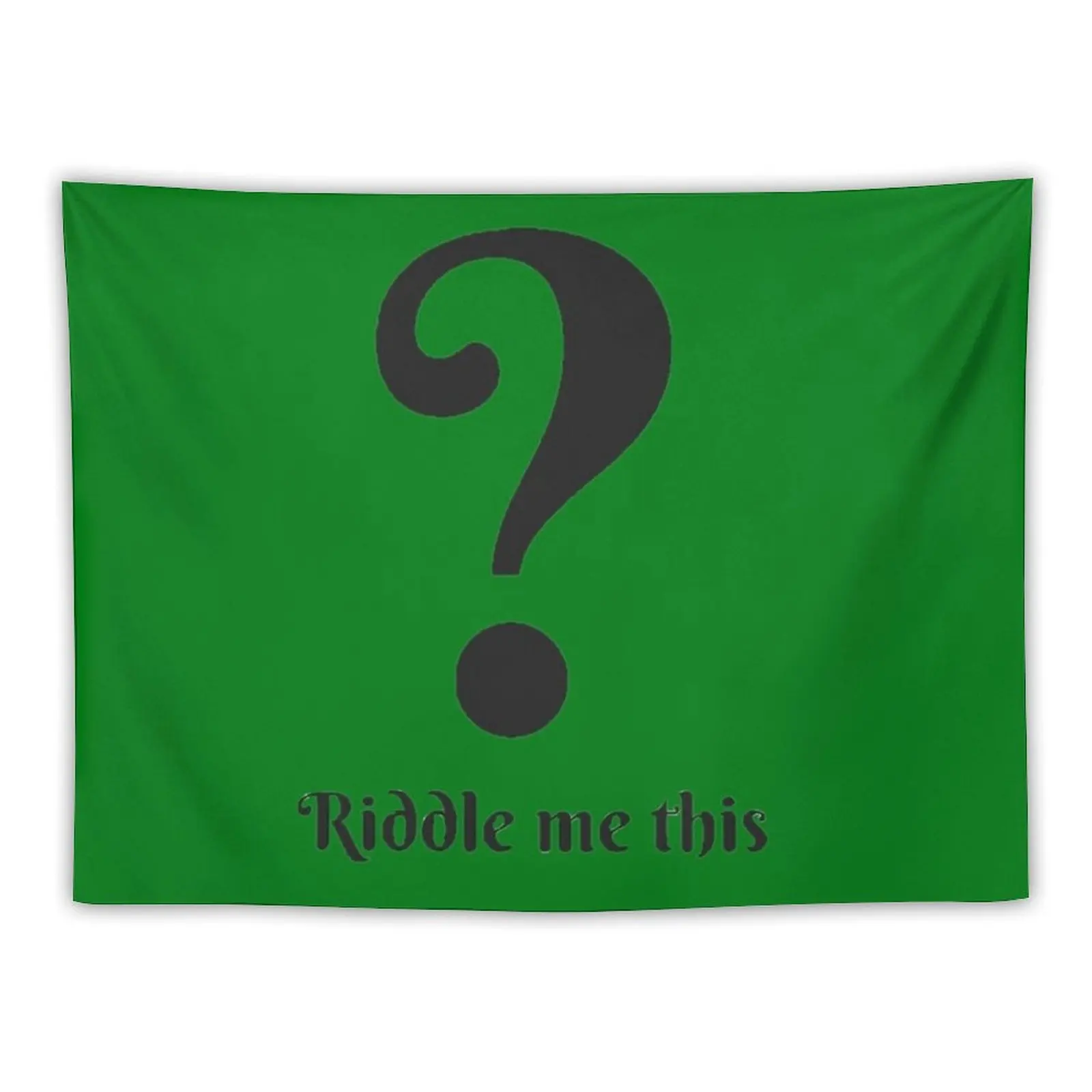 Riddle Me this Tapestry Art Mural Decor For Bedroom Tapestry