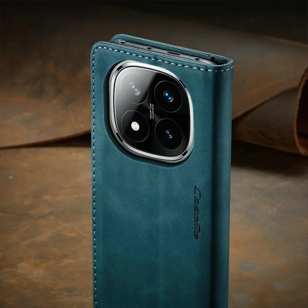 Luxury Leather Case For Xiaomi Redmi Note 14 13 Note12 Pro Plus 4G 5G Redmi 12C POCO X5 X6 X7 Pro 5G Magnetic Wallet Flip Cover