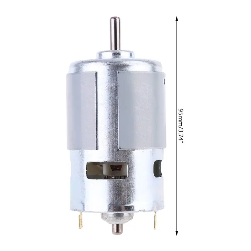 775 untuk Motor 12V 24V Mesin Bubut Tekan dengan Miniatur Bor Tangan Chuck & Braket Kecepatan Tinggi 775 untuk Motor untuk
