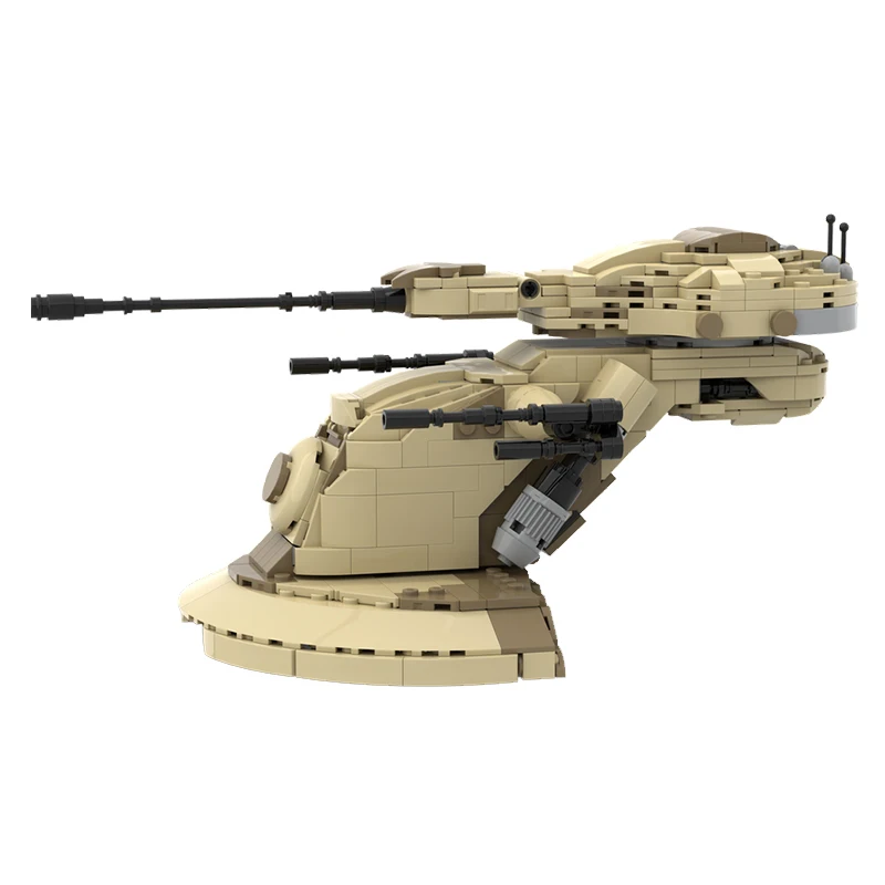 709PCS MOC-238615 AAT Armored Assault Tank Space Wars Ruimteschip Vechter Film Scène Model Bouwstenen Bricks Speelgoed Kits Gift