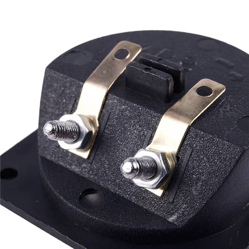 Pro 10X Square Shape Double Binding Post Type Speaker Box Terminal Cup Black