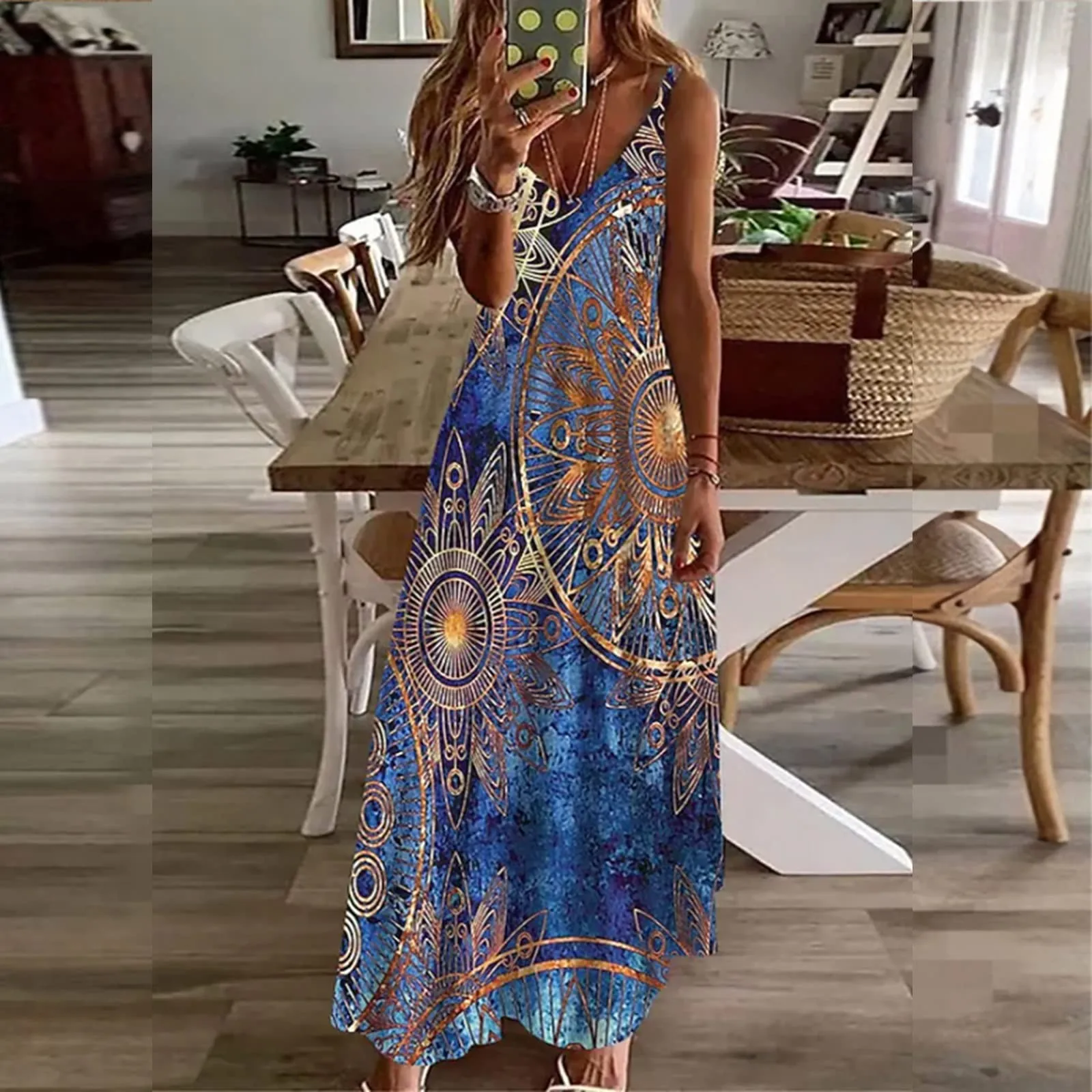 

Women Summer Dresses Elegant Beach Dresses Sleeveless Dresses Chiffon Summer Dress