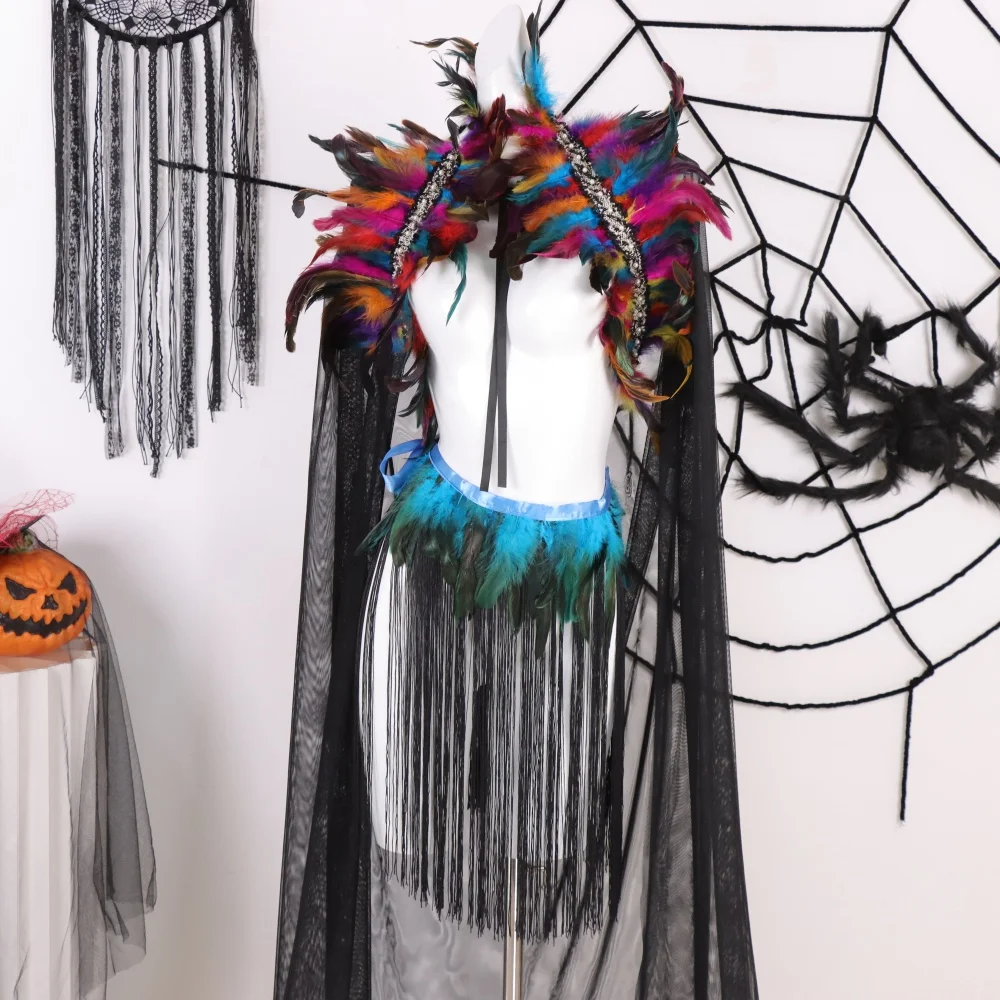 ชุดอุปกรณ์เสริมชุดสตรียุคกลาง 3 ชิ้น ประกอบด้วยเข็มขัดหนัง PU กระเป๋าคาดเอว คลิปหนีบกระโปรง ชุดเดินป่า อุปกรณ์ประกอบฉากสำหรับเล่นบทบาทสมมติแบบไวกิ้ง