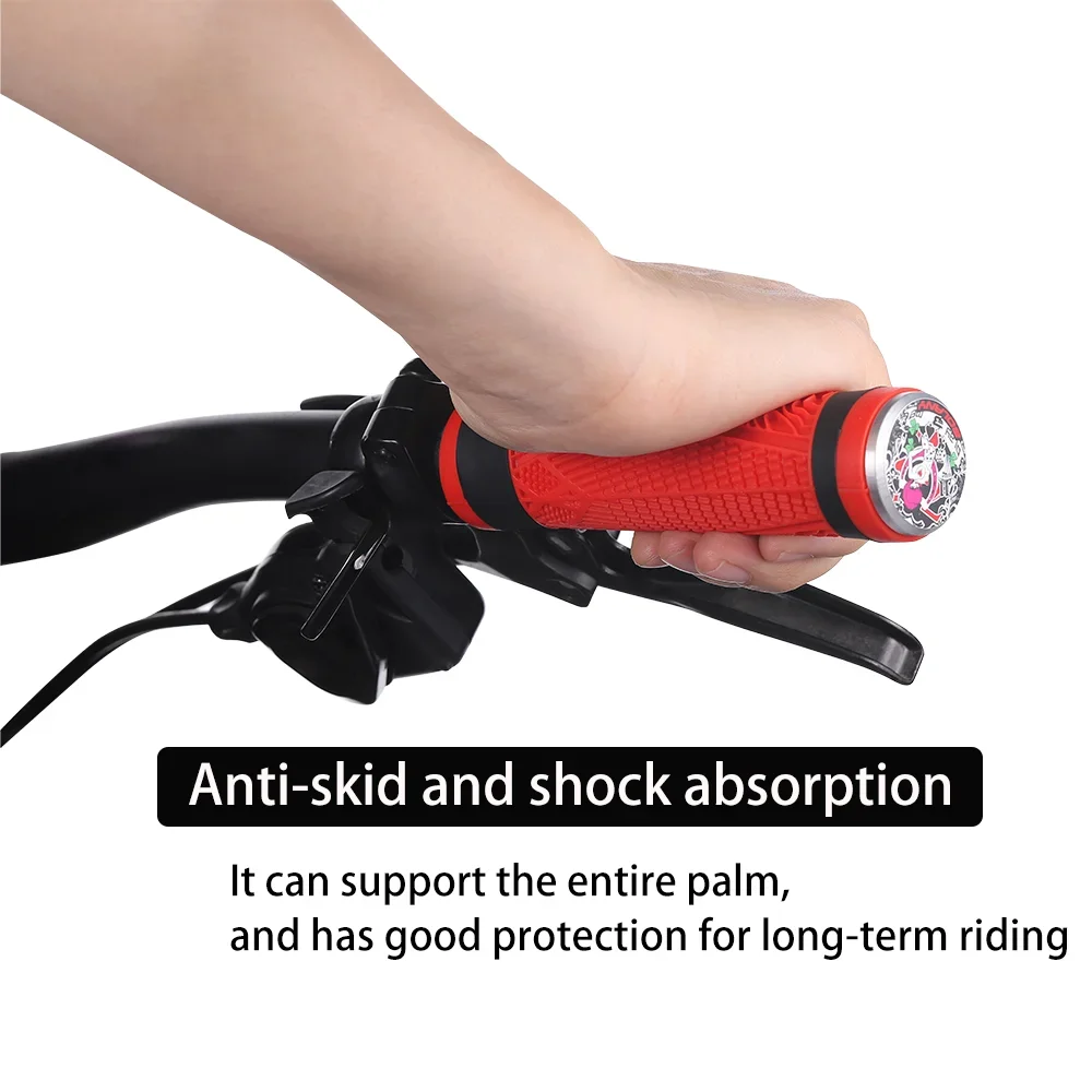 BOLANY Bicycle Grips Rubber Anti-Slip Durable Shock-Proof for Mountain Bike Handlebar Bmx Grips Bike Grip Bycicle Parts