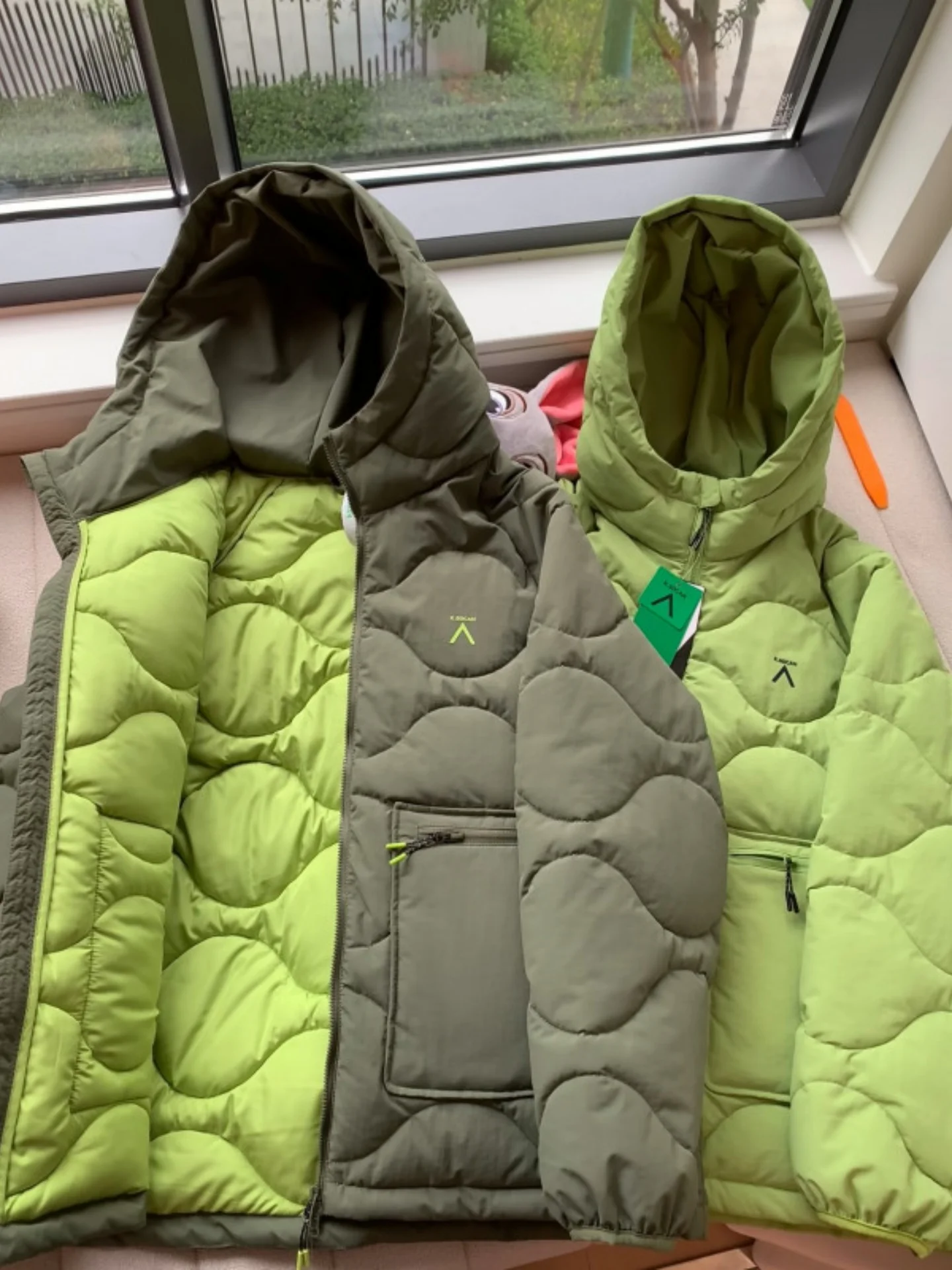 

Men's Thiened Winter down Cotton Jaet Outdoor Workwear Parka Lightweight Tee-proof Outerwear Youth Faion Zipper Closure