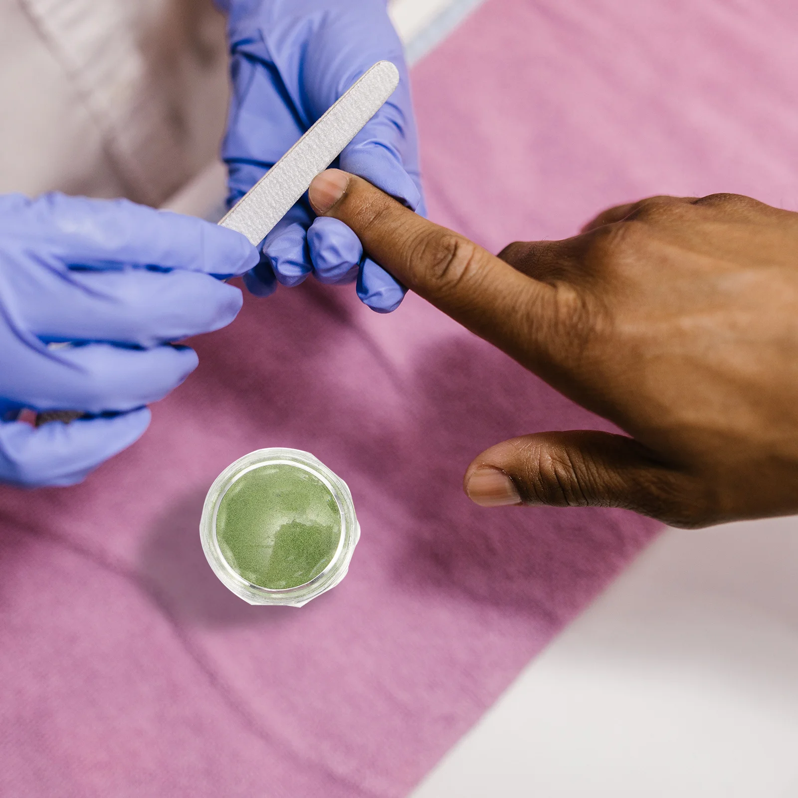 6 stuks nail art gereedschap pailletten verschillende kleuren diy manicure glitter accessoires veilig voor huid sleutelbeenderen nagel glitter