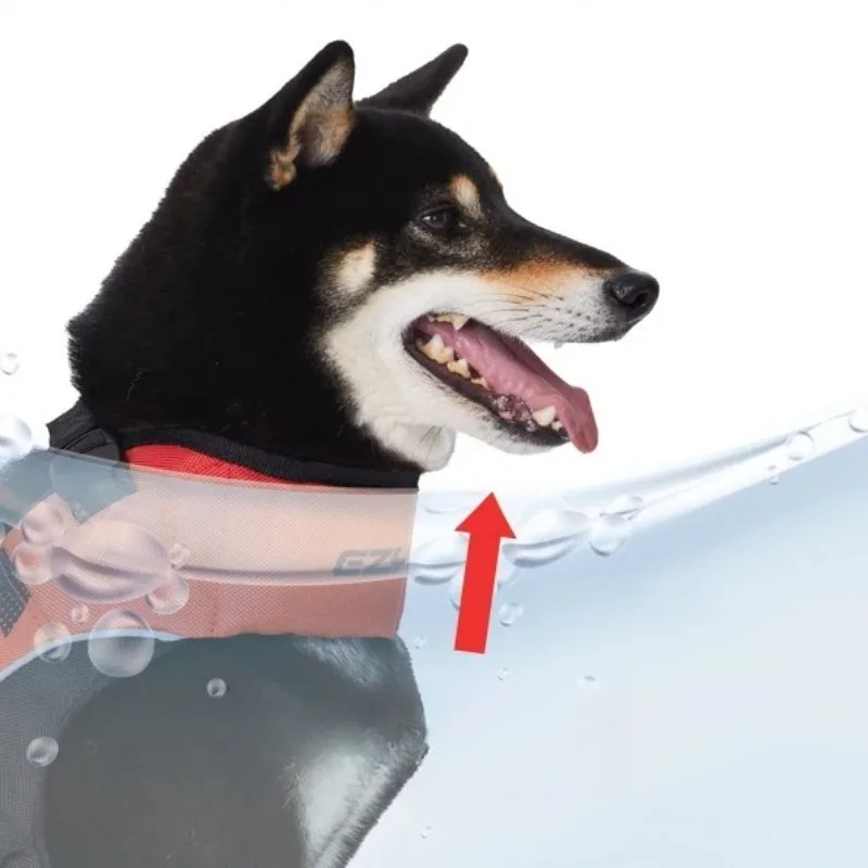 ‌Dog Life Jacket for Medium Large Dogs - Lightweight Waterproof Rip-Resistant Swim Vest with Quick Dry & Rescue Handle