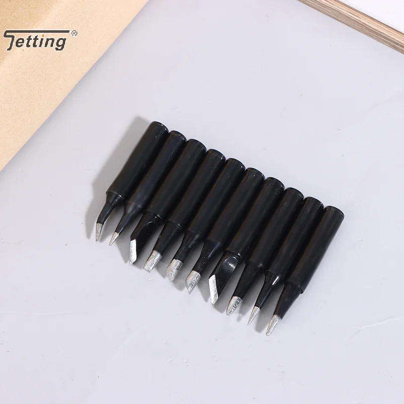 5Pcs/lot Copper Black Lead-Free Soldering Iron Tip 900M-T-I 900M-T-IS 900M-T-K Welding Solder Station Iron Tips Replacement - Image 4