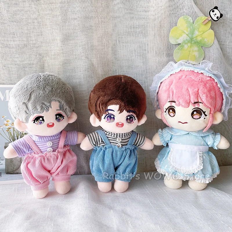 Doll Clothes for 20cm Idol Dolls Accessories Plush Doll's Clothing Sweater Stuffed Toy Dolls Outfit for Korea Kpop EXO Dolls