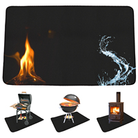 165x99cm Reusable Stove Fire Pit Mat for Decking/Fireproof Mat/Ember Mat/Protective Deck and Patio Mat/Square Mat, Super Large