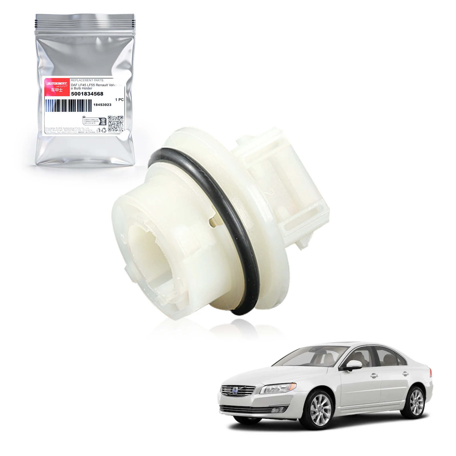 5001834568 1Pcs 1156 BA15S Car Light Bulb Socket Holder Connector Plug For Renault Volvo S80 Iveco Truck Auto Accessories