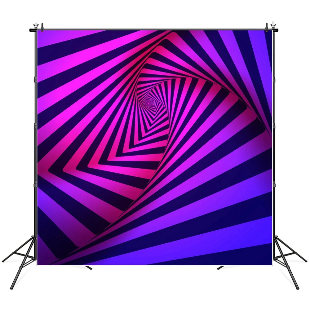 Visual Illusion Wallpaper Birthday Photography Backdrops Customization 3D Party Decoration Photocall Photographic Backgrounds