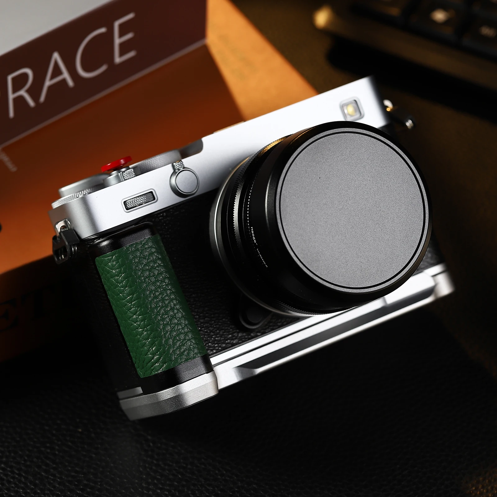 Haoge quadratische Metall-Gegenlichtblende für Fujifilm XF23mm F2.8 auf XE5 Kameragehäuse-Kit Fujinon XF27mmF2.8 R WR Objektiv 39mm Schraub-Gegenlichtblende – Detail 12