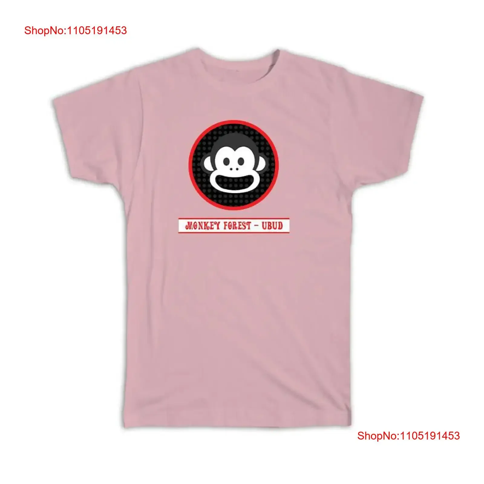 

T Shirt Cute Monkey Forest Ubud Bali Indonesia vintage Washed homme Casual graphic Soft Versatile designer clothes streetwear