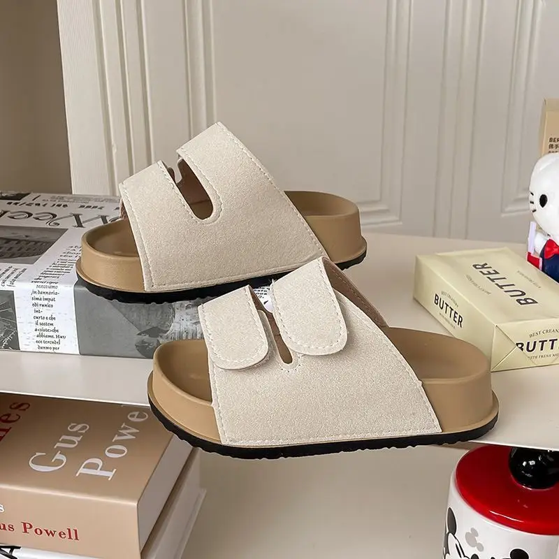 

One Step Slip on Retro Kids Summer Slippers Unisex 3-12 Years Non Slip Outdoor Casual Slippers Fashionable Design for Boys