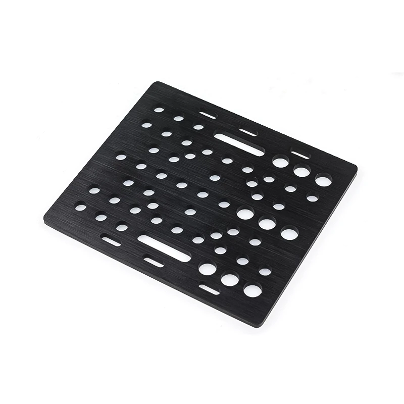 Openbuilds Aluminum 100mm V-Slot Gantry Plate Aluminum High Strength Gantry Board Black Anodized for 3D Printer Part CNC Machine