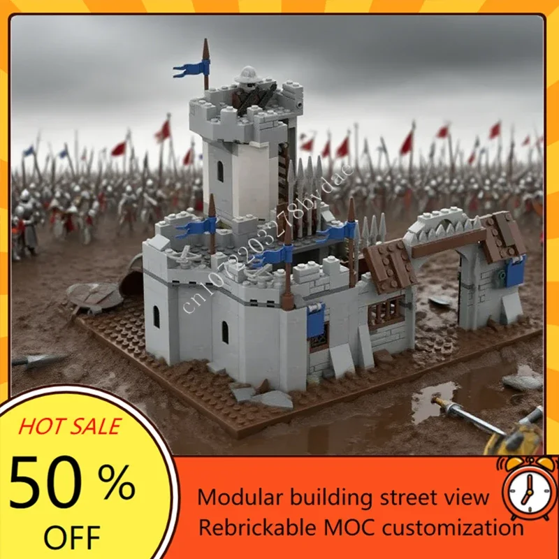 

702 шт., замок сильного оружия, горячее город, MOC StreetView, архитектурная модель, игрушка на день рождения, креативная головоломка, Рождественский подарок
