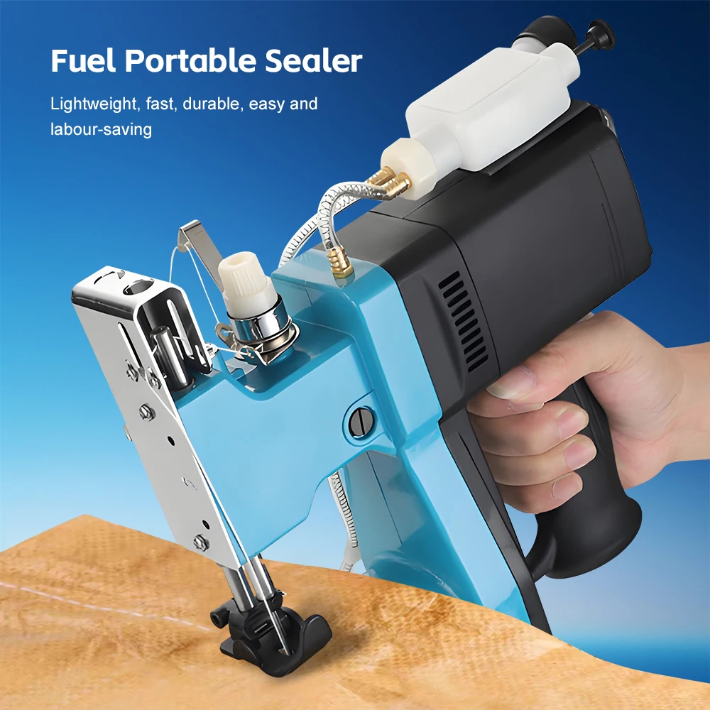 

Portable Automatic Packaging Sealing and Overlocking Machine 220V Handheld Sewing Machine Small Gun Sewing Machine
