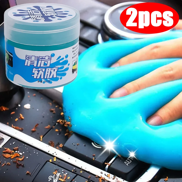 Super Dust Clean Clay Dust Keyboard Cleaner Slime Toys Cleaning Gel Car Gel Mud Putty Kit USB for Laptop Cleanser Glue Cars Part