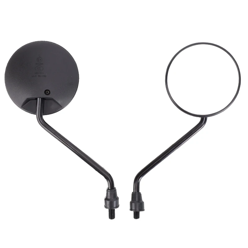 Motorcycle Rounded Side Back View Mirror Motorbike e-bike Scooter 10mm 8mm Rearview Mirrors For Honda Scooter Kawasaki Suzuki