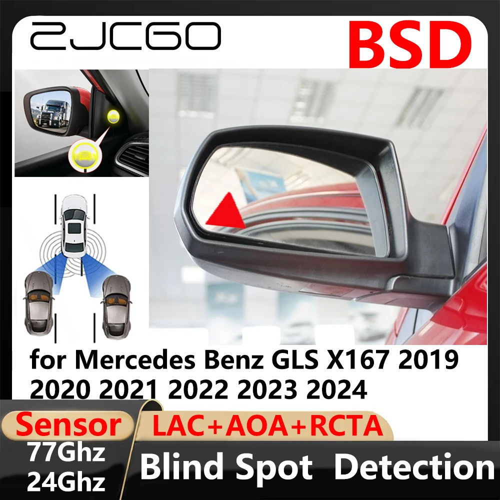 

BSD Blind Spot Detection Lane Change Assisted Parking Driving Warnin for Mercedes Benz GLS X167 2019~2024