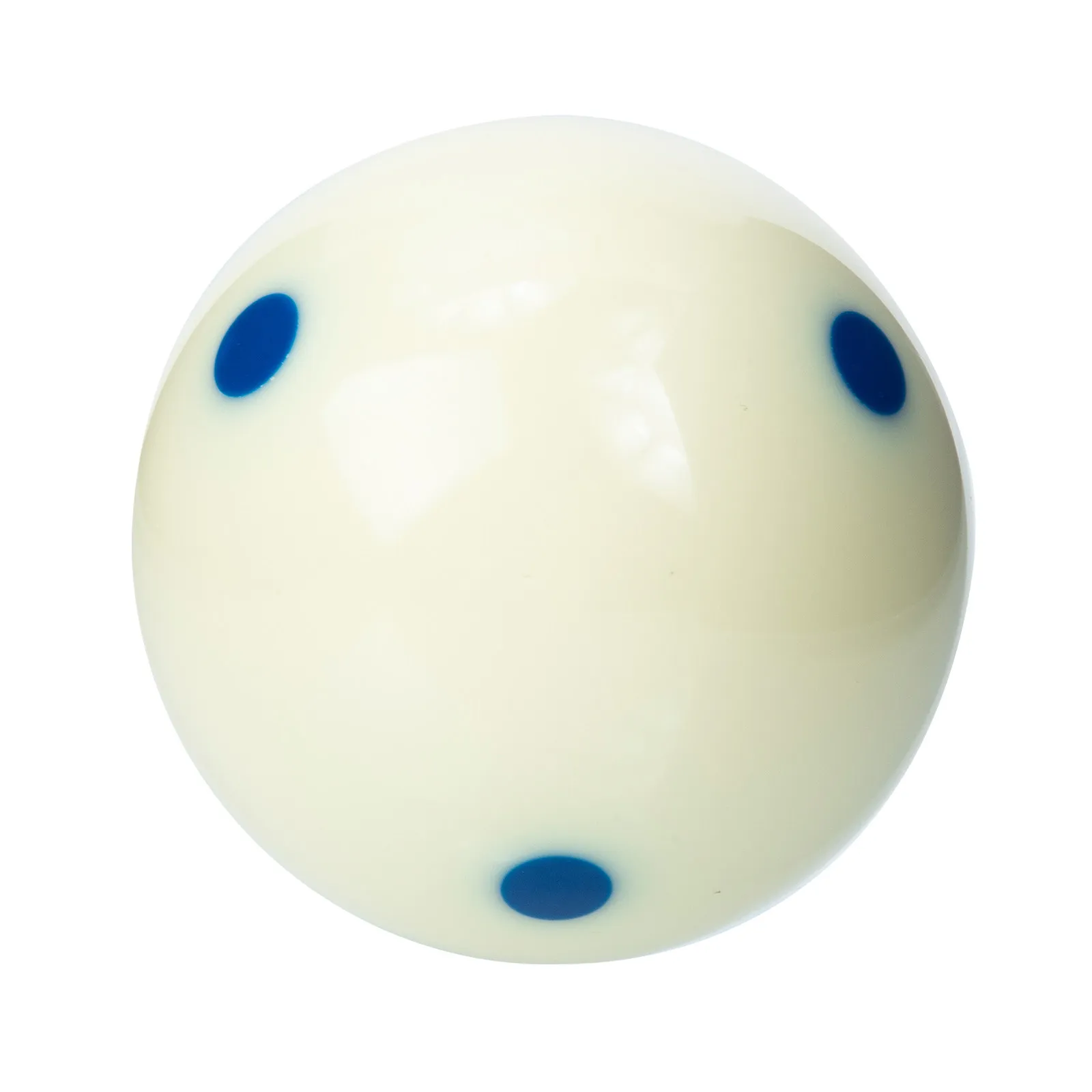 

Regulation Size Professional Billiard White Ball Made of High-Grade Resin 6 Embedded Dots for Visualization Wear Resistant