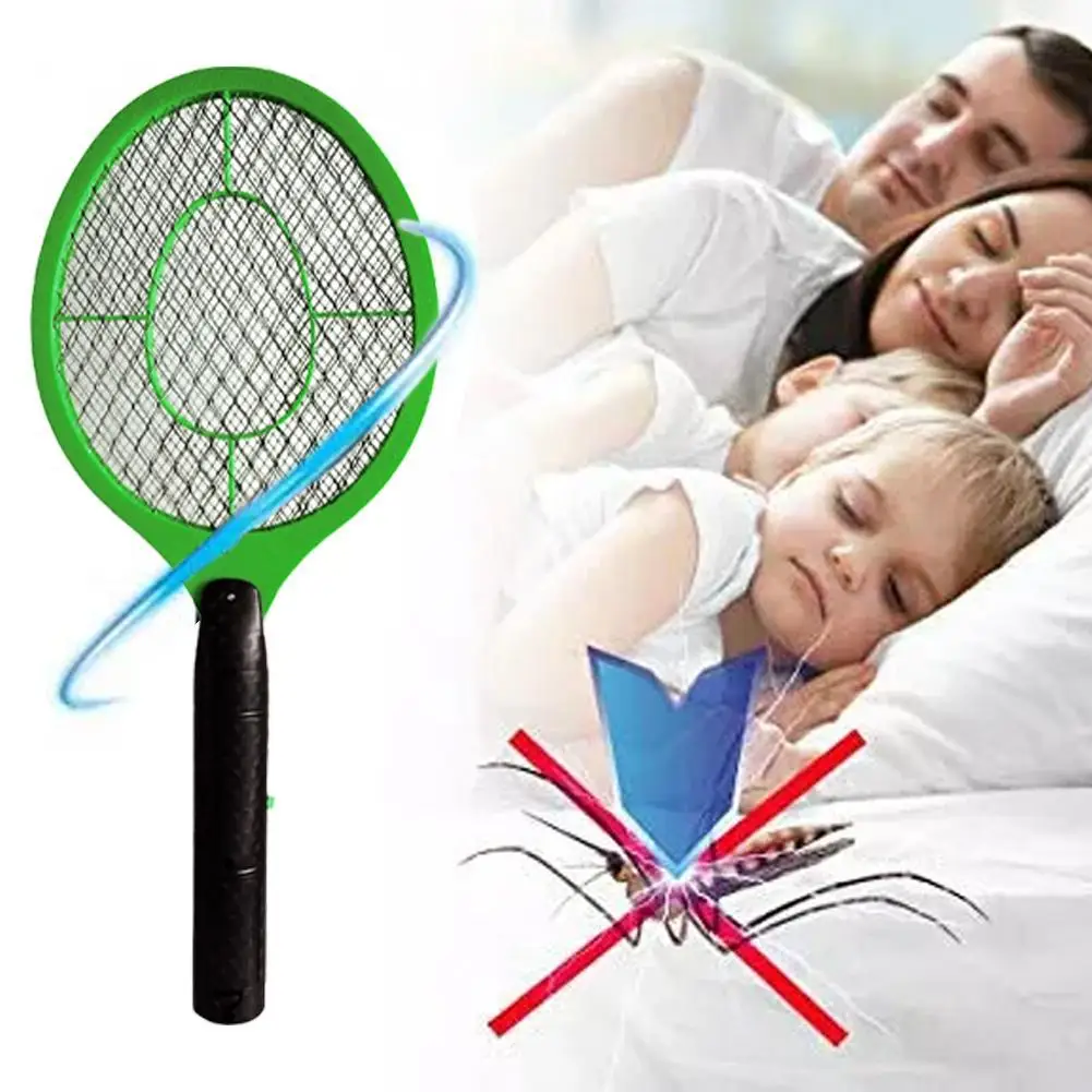 

Electric Fly Insect Bug Zapper Bat Portable Handheld Insect Fly Swatter Racket Mosquitos Killer Pest Outdoor Bedroom Insects