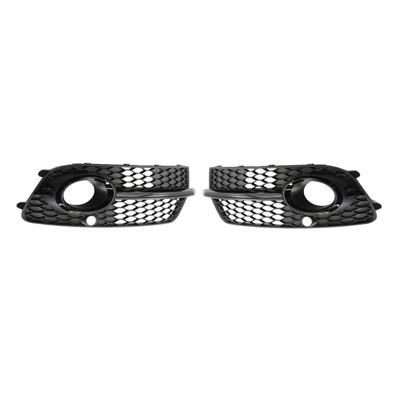 1Pair Front Bumper Outer Grille Fog Lamp Cover 8R0807681S 8R0807682N For- Q5 Sport 2013-2016