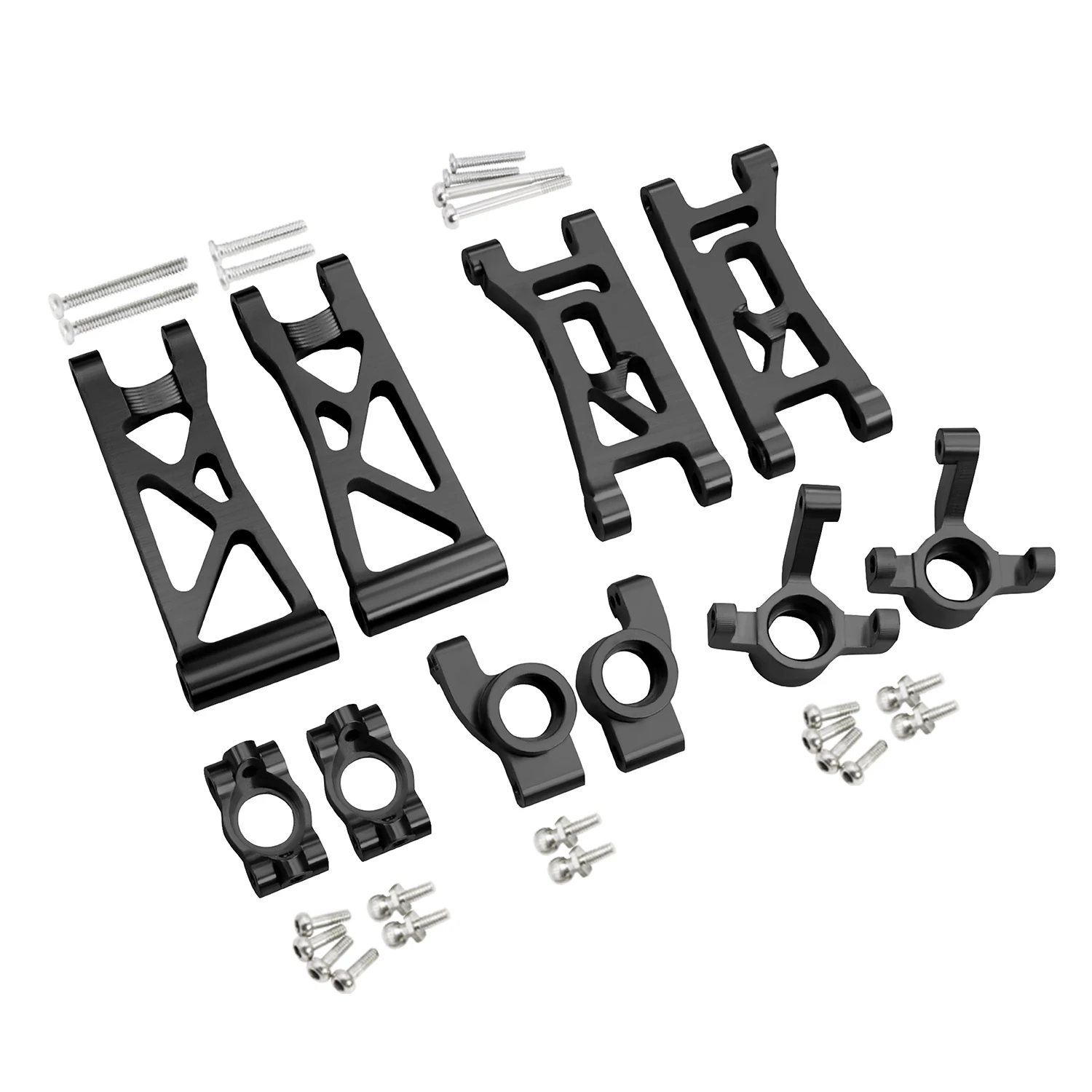 Metalen Draagarmen Fusees C Hubs CVD As Voor 1/24 Losi Micro B Rc Auto 2WD Wltoys 244016 Chassis Plaat Upgrades