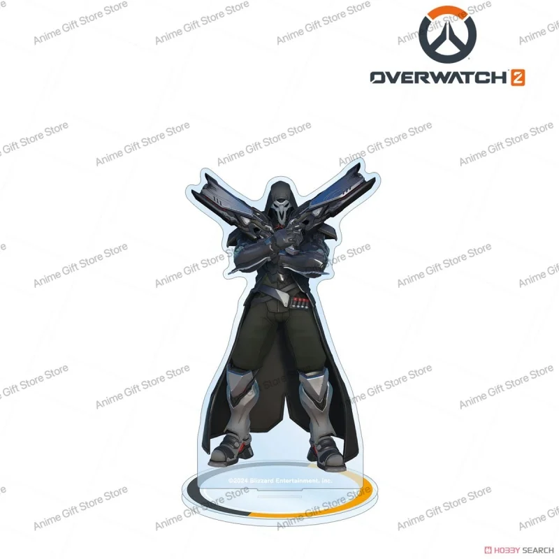 Game Overwatch 2 Acrylic Stand Character Roles Desktop Ornament Anime Toy Cosplay Accessories Good Collection Gifts 15cm - Detail 1