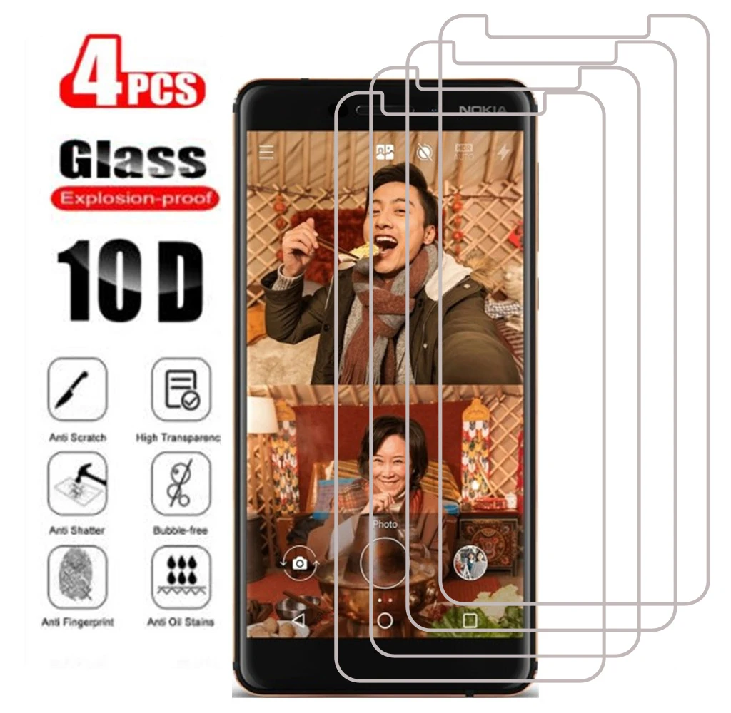 4Pcs Tempered Glass…