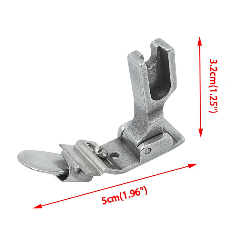 

Adjustable Presser Foot For Industrial Lockstitch Sewing Machines, A Flat Car Bottom Hemming And Curling Accessory