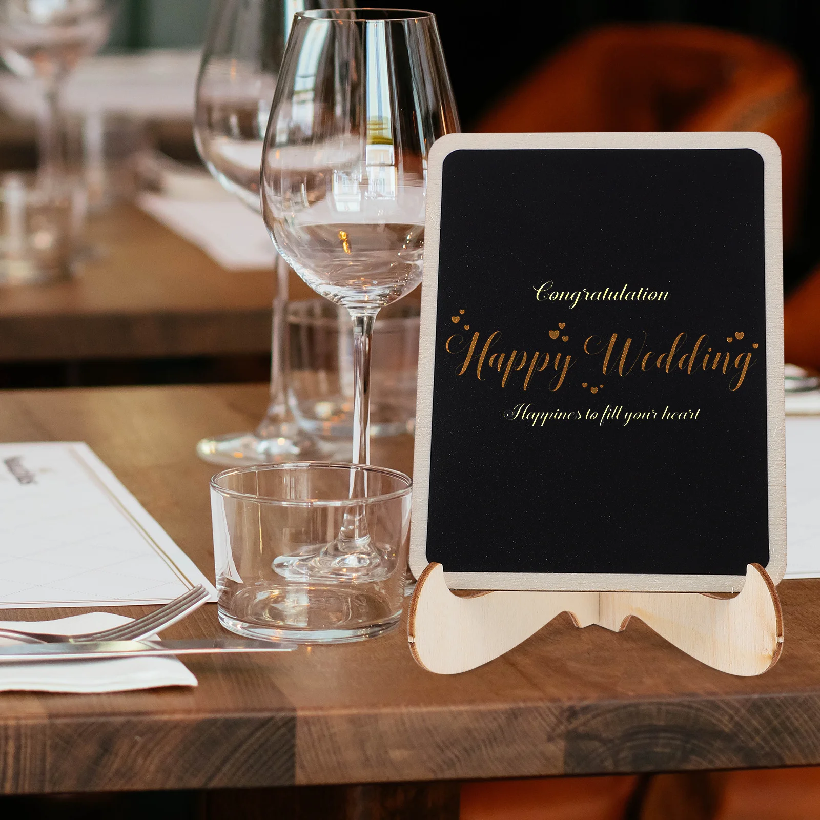 

20Pcs Mini Chalkboard Small Wooden Blackboards for Food Labels Wedding Party Message Memo Boards Message Chalkboard Sign