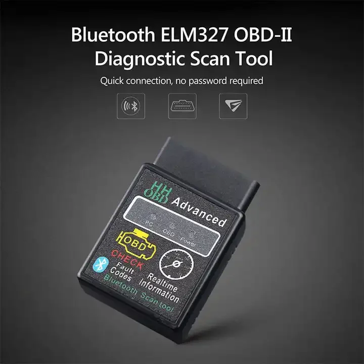 Bluetooth-Compatible Car OBD2 Scanner Elm327 V1.5 Code Reader Diagnostic Tool Diagnosis Scanner for Android IOS Windows