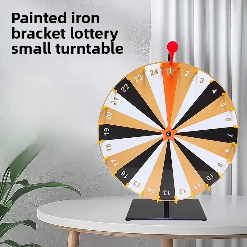 Digital Turntable Prize Wheel, Creative Desktop Roulette for Teaching & Games