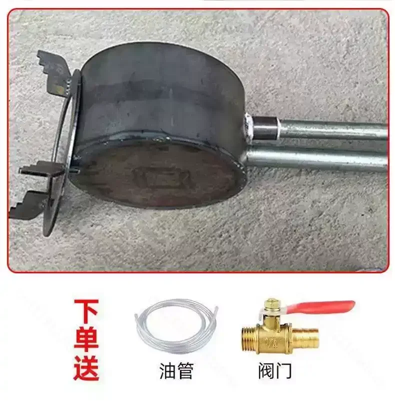 Waste Oil & Diesel Burning Heating Furnace, Winter Space Heater Multi‑Purpose Heating Stove for Breeding Farm Greenhouse